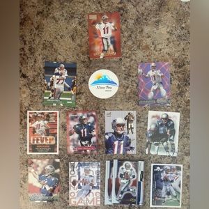 Set of 12 Drew Bledsoe Football cards Patriots